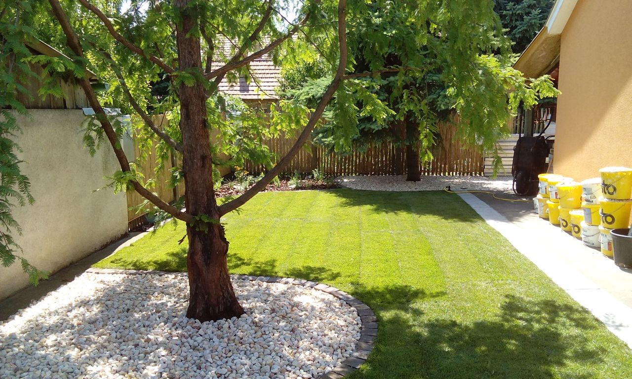 Kertépítés Szeged - Kiss Kertész referencia